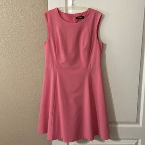 Pink sleeveless dress, size: 8
